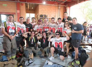 Reconoce Toño Astiazarán 80 años de servicio del Departamento de Bomberos de Hermosillo con carrera