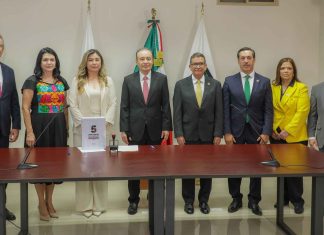 Recibe Congreso de Sonora Quinto Informe de Gobierno de Alfonso Durazo
