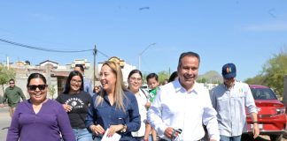 Recorre Toño Astiazarán junto a vecinos avances en rehabilitación de la Agustín Gómez del Campo