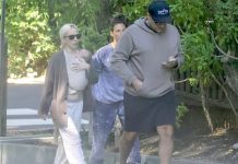 Pasea Lady Gaga con su bebé