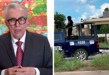Arman operativo en fraccionamiento donde vive Rocha Moya