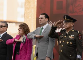 Gobierno de Sonora inicia el mes patrio con honores a la Bandera y un llamado a fortalecer el compromiso con México