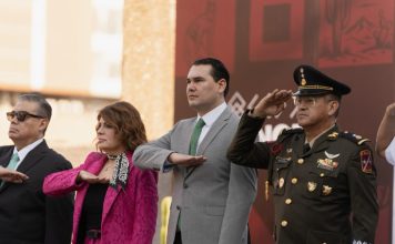 Gobierno de Sonora inicia el mes patrio con honores a la Bandera y un llamado a fortalecer el compromiso con México