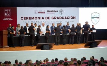 Gobernador Durazo duplica Policía Estatal: se integran 271 nuevos elementos egresados de la USP