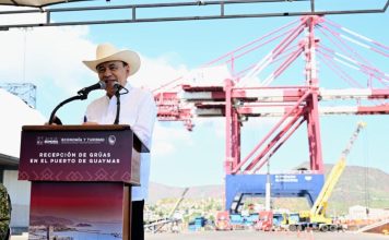 Con la expansión del Puerto de Guaymas, Gobernador Durazo inicia nueva era para el comercio exterior del noroeste