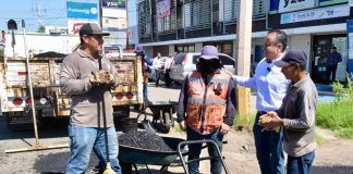 Aumenta Toño Astiazarán número de cuadrillas para ampliar bacheo en la ciudad