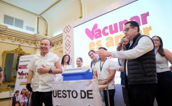Arranca Gobernador Durazo Campaña de Vacunación contra Influenza y COVID-19 en Sonora