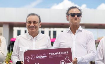 Gobernador Durazo incorpora tecnología y seguridad a nuevas unidades de transporte de la Línea Eléctrica Exprés