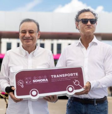 Gobernador Durazo incorpora tecnología y seguridad a nuevas unidades de transporte de la Línea Eléctrica Exprés